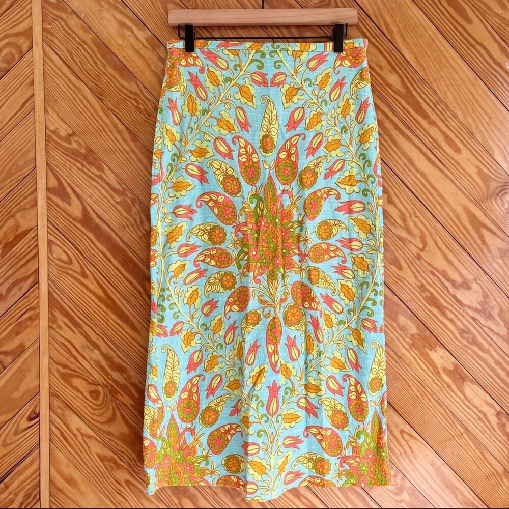 ZARA Printed Cape Midi Skirt - Picture 3 of 7